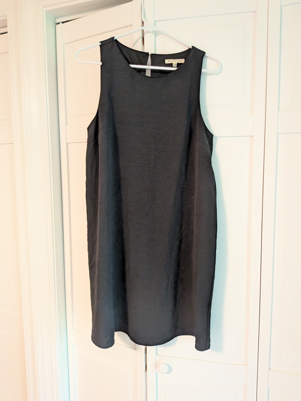 Copper Key Black Sleeveless Shift Mini Dress
